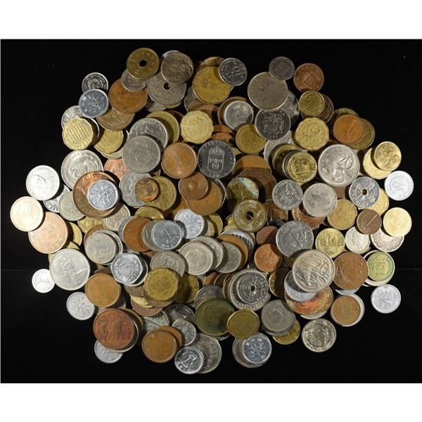 5 LBS FOREIGN COINS