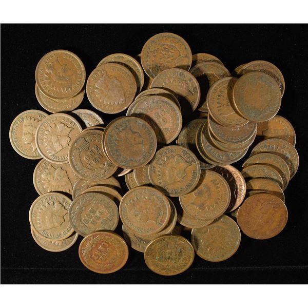 (65) INDIAN CENTS FROM THE 80'S, 90'S, 00'S