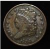 Image 1 : 1834 CORONET HEAD HALF CENT F