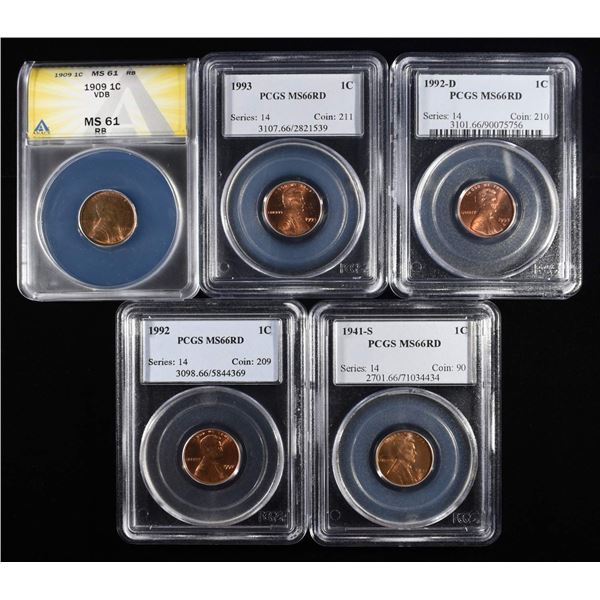 GRADED COIN COLLECTORS LOT