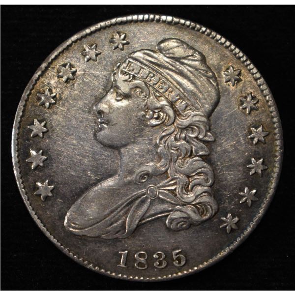 1835 BUST HALF DOLLAR AU