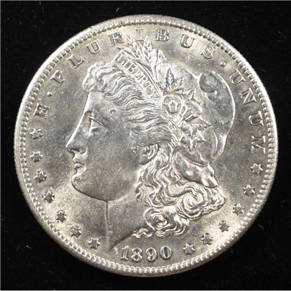 1890-S MORGAN DOLLAR CH BU