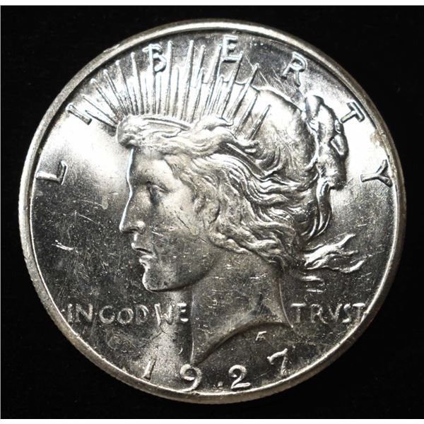 1927-S PEACE DOLLAR CH BU