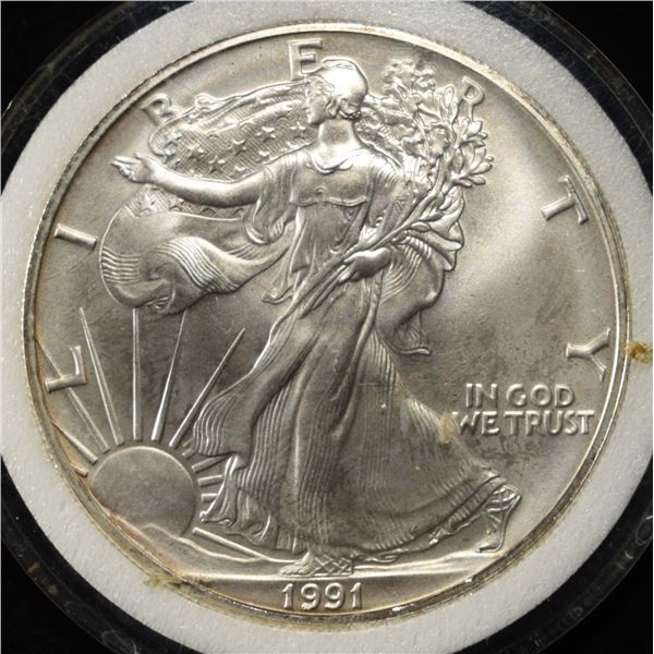 1991 AMERICAN SILVER EAGLE