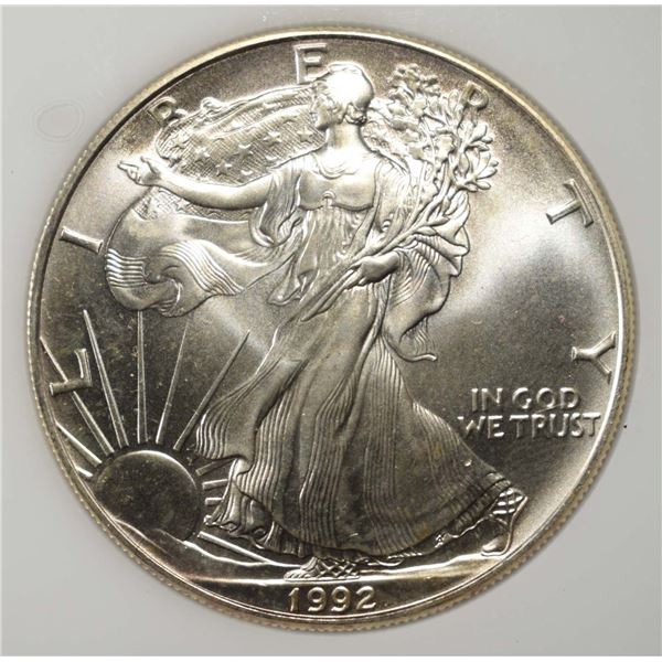 1992 AMERICAN SILVER EAGLE