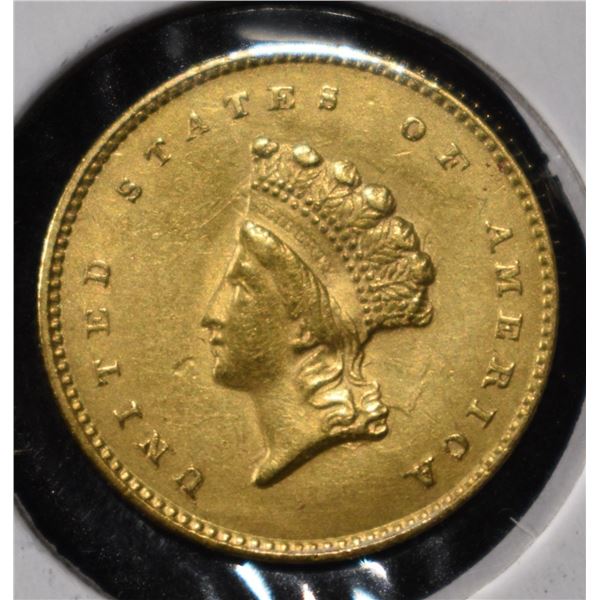 1855 $1 GOLD TYPE 2 BU