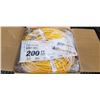 Image 1 : AS NEW INDOOR /OUTDOOR WIRED GROUNED 200FT 12AWG 8 AMP 125 VOLTS 1000WATS EXTENTION CORD