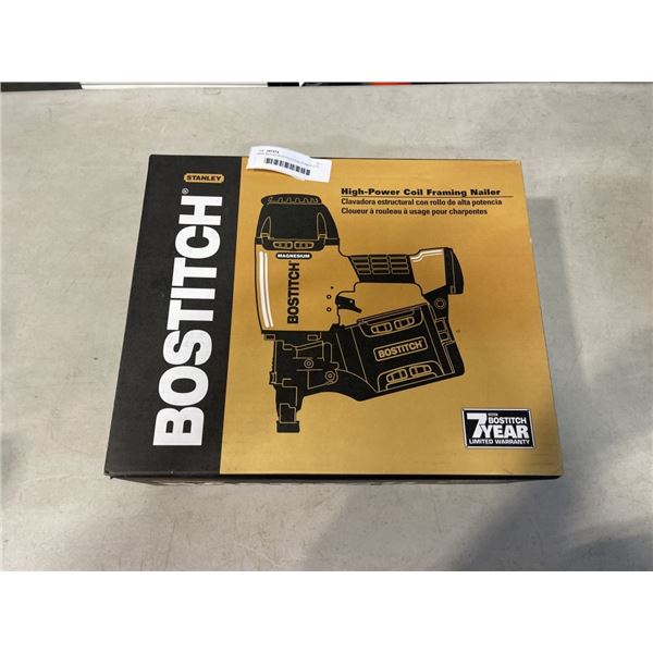 NEW SEALED BOSTITCH HIGH POWER COIL FRAMING NAILER, MODEL N89C-1