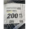 Image 2 : AS NEW HEAVY DUTY 200FT INDOOR OUTDOOR 3 WIRE GROUNDED ELECTRICAL CORD, BLACK 10AWG