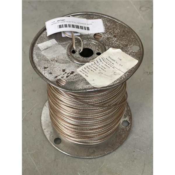 APPROX 300M NEW ROLL SPEAKER WIRE