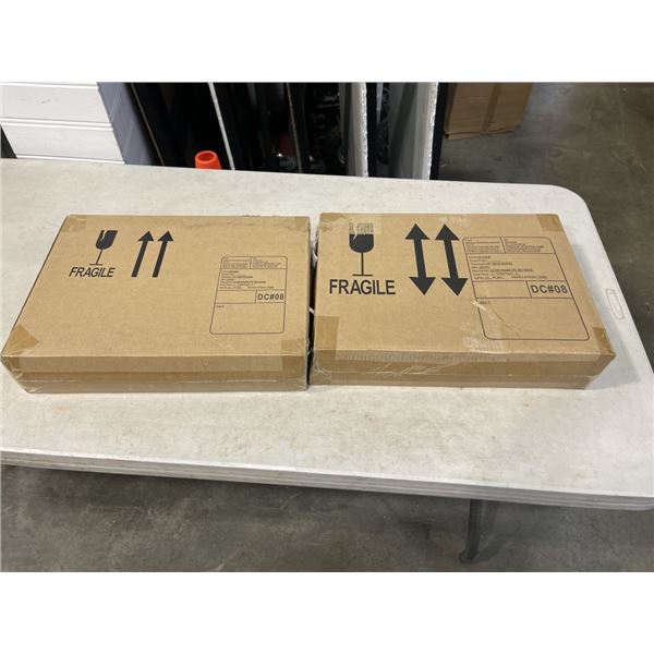 2 NEW CASES OF PICTURE FRAMES - 17PCS TOTAL