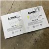 Image 1 : 2 NEW LOWELL WALL SHELVES 18X16 HOLDS UP TO 100 LB  RETAIL $210