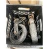 Image 3 : LOT OF 2 CRATES OF CASTORS FOR SCAFFOLLING