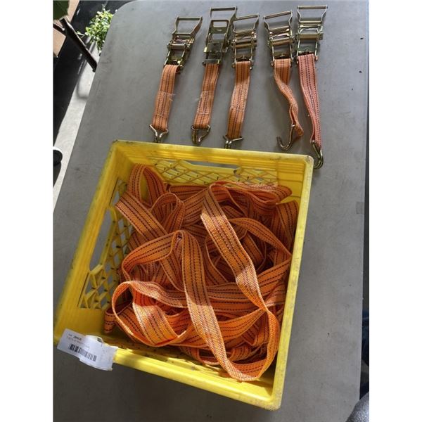 5 SETS OF RACHET STRAPS