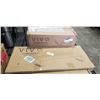 Image 3 : VIVO PNEUMATIC DUAL ULTRAWIDE ARM MONITOR DESK MOUNT & VIVO WHITE DESK RISER AND VACCAUM STAND FOR D