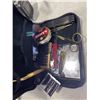 Image 8 : LARGE TOTE OF ASSORTED TOOLS - SOME WORK, MOST FOR PARTS AND TOOL BOX