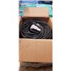 Image 1 : AS NEW HEAVY DUTY 200FT INDOOR OUTDOOR 3 WIRE GROUNDED ELECTRICAL CORD, BLACK 12AWG