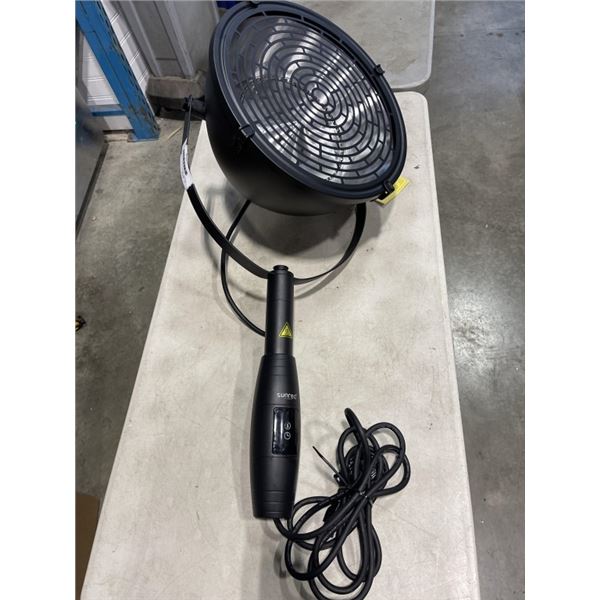 SUN RED ELECTRIC 5 LEVEL HEATER WORKING NO STAND