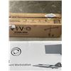 Image 2 : VIVO DUAL DESK MONITOR MOUNT VIVO KEYBOARD TRAY VIVO  ROTATING TV WALL MOUNT AND VIVO SLIVER SIT TO 