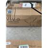 Image 2 : VIVO PNUEMATIC DUAL ARM ULTRAWIDE MONITOR DESK MOUNT AND VIVO WHITE CLAMP ON ADJUSTABLE KEYBOARD TRA