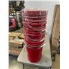 Image 2 : STACK OF RED BUCKETS