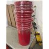 Image 3 : STACK OF RED BUCKETS
