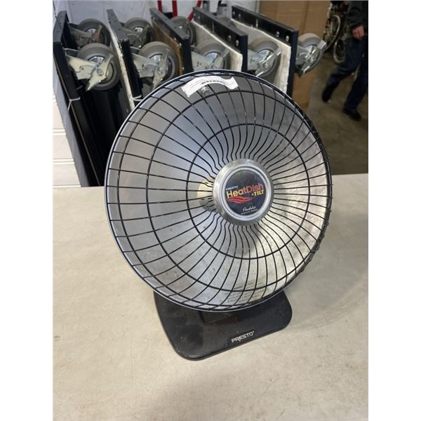 PRESTO PARABOLIC HEAT DISH TILTING HEATER WORKING