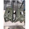 Image 2 : 2 THINKA GREEN FOLDING STEP STOOLS