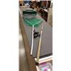 Image 1 : TACKLE BOX AND ASSORTED FISHING TACKLE CONTENTS, NET AND ROD WITH SPINNING REEL
