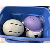 Image 2 : 4 AS NEW BIKE HELMETS IN TOTE