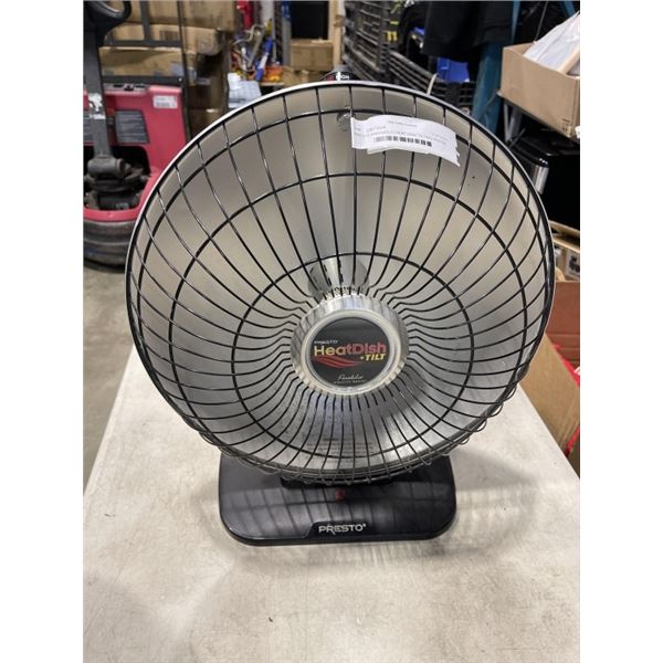 PRESTO PARABOLIC HEAT DISH TILTING HEATER WORKING