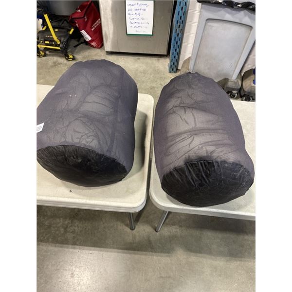 2 MODULAR SLEEPING BAGS INTERMEDIATE COLD, GOOD CLEAN CONDITION