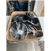 Image 1 : LOT OF BLUE DIAMOND AND TFAL FRYING PANS AND ELECTRIC KETTLE