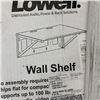 Image 4 : 2 NEW LOWELL WALL SHELVES 18X14 HOLDS UP TO 100 LB  RETAIL $210