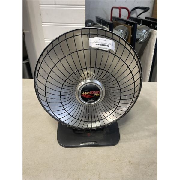 PRESTO PARABOLIC HEAT DISH TILTING HEATER WORKING