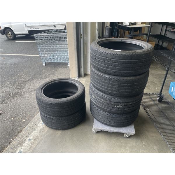 6 CONTINETAL 235 / 45 R 19 TIRES