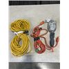 Image 1 : YELLOW HEAVY DUTY EXTENSION CORD AND TROUBLE LIGHT