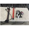 Image 1 : 2 BIKE PUMPS, LOCKS AND AIR GUAGE
