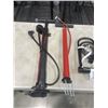 Image 2 : 2 BIKE PUMPS, LOCKS AND AIR GUAGE