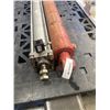 Image 3 : 32 INCH ALUMINUM HYDRAULIC CYLINDR AND 58 INCH RED METAL HYDRAULIC