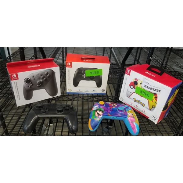 LOT OF DEFECTIVE STORE RETURN NINTENDO SWITCH GAMING CONTORLLERS