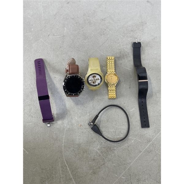 GENEVA QUARTZ WATCH, AND ASSORTED SMART WATCHES AND FITNESS TRACKERS