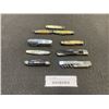Image 1 : 9 ASSORTED VINTAGE FOLDING POCKET KNIVES
