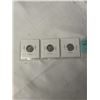 Image 2 : 3 MINT 2021 CANADIAN DIMES ALL 3 TYPES OF THE 100TH ANNIVERSARY OF THE BLUENOSE