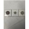 Image 2 : 3 - 1919 CANADIAN COINS 25 CENT AND 10 CENT .925 SILVER PLUS LARGE CENT