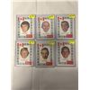 Image 1 : 6 - 1972 TEAM CANADA OH-PEE-CHEE HOCKEY CARDS