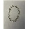 Image 1 : SOLID STERLING SILVER (TESTED) LINK BRACELET 7" LENGTH