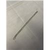 Image 2 : SOLID STERLING SILVER (TESTED) LINK BRACELET 7" LENGTH
