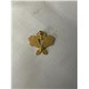 Image 2 : GOLD W/ LAPIS BLUE ENAMEL W/ AUSTRAILIAN OPAL STONE BROOCH