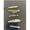 Image 3 : 9 ASSORTED VINTAGE FOLDING POCKET KNIVES